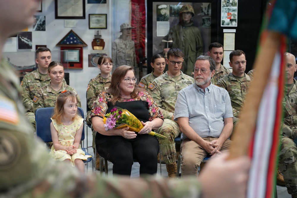 135th Military History Detachment's Change of Command Ceremony