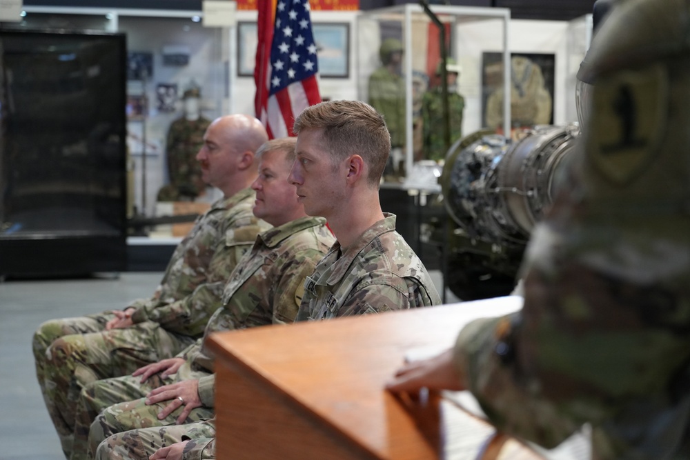 135th Military History Detachment's Change of Command Ceremony