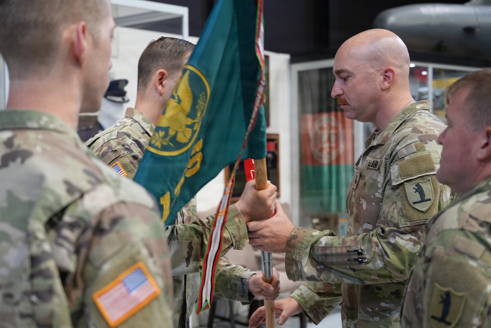 135th Military History Detachment's Change of Command Ceremony
