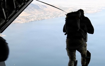 US, Greek SOF perform static line jumps during TFP26