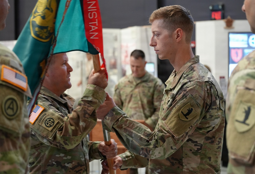 135th Military History Detachment's Change of Command Ceremony