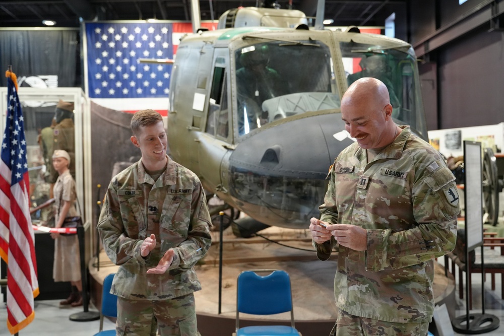 135th Military History Detachment's Change of Command Ceremony