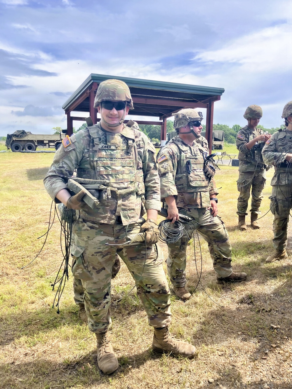 Soldiers from the 875th Engineer Battalion, 87th Troop Command are Conducting Demolition