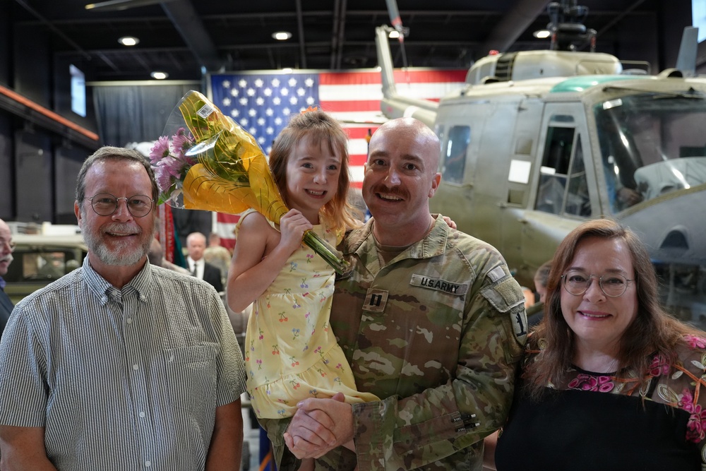 135th Military History Detachment's Change of Command Ceremony