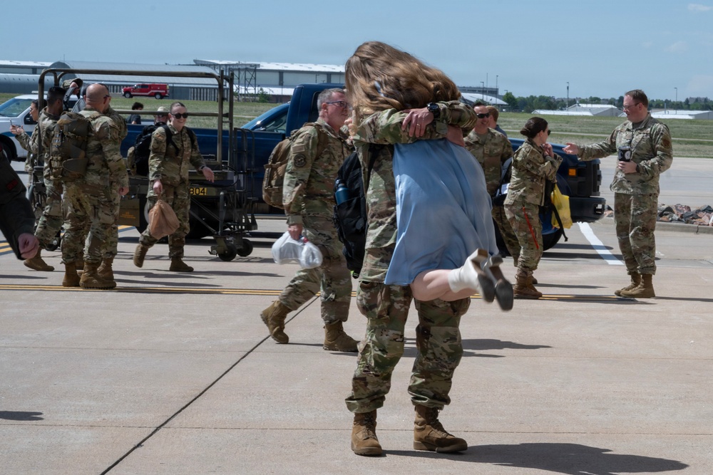 140th Wing Airmen return to American soil