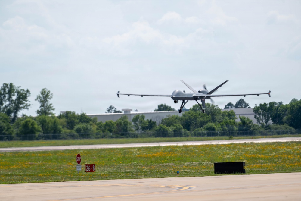 188th Hosts 147th Attack Wing for First-of-Its-Kind MQ-9 ACE Exercise at Ebbing