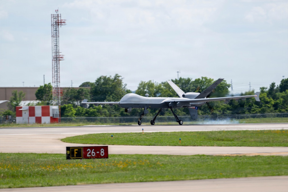 188th Hosts 147th Attack Wing for First-of-Its-Kind MQ-9 ACE Exercise at Ebbing