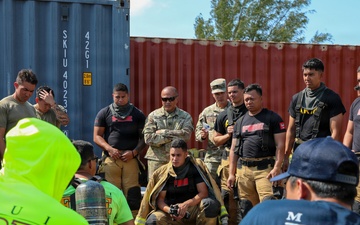 Hawaii Army National Guard firefighters conduct joint emergency response training on Maui