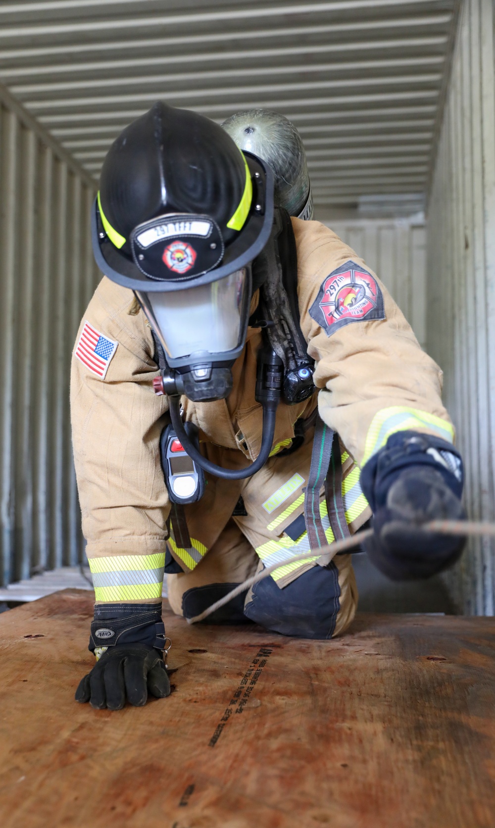 Hawaii Army National Guard firefighters conduct joint emergency response training on Maui