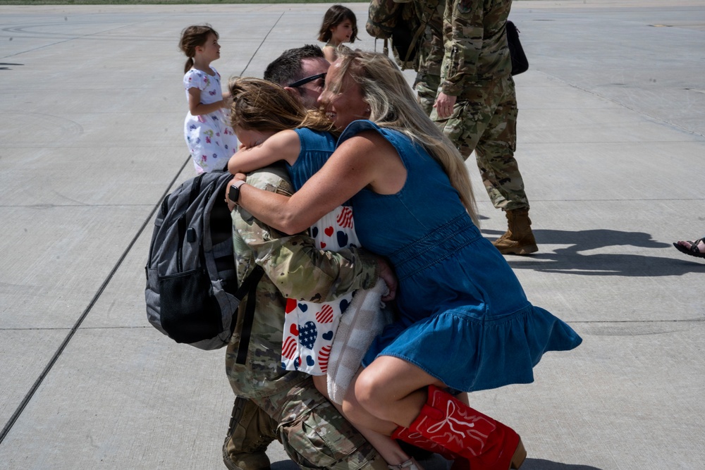 140th Wing Colorado Airmen return to American soil