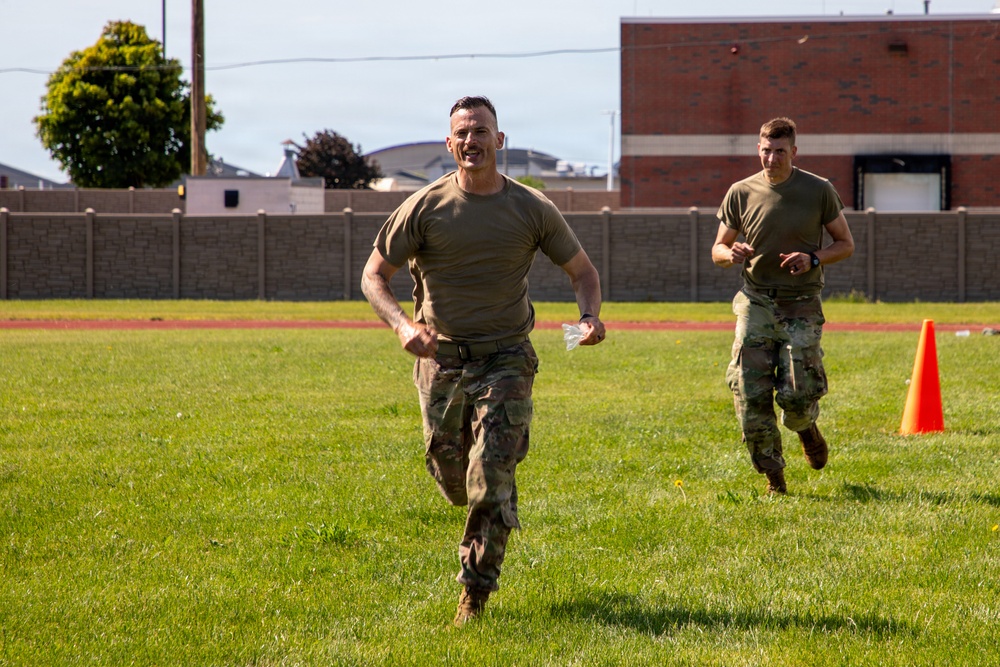 Defenders race to the finish