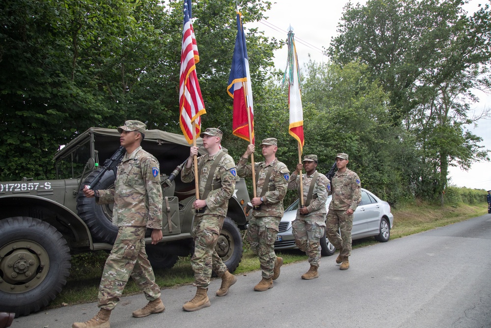 82nd ANNIVERSARY OF D-DAY: CP 21, Shellburst