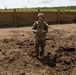 Engineers detonate confidence, shape and crater charges.