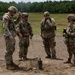 Engineers detonate confidence, shape and crater charges.