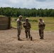 Engineers detonate confidence, shape and crater charges.