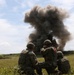 Engineers detonate confidence, shape and crater charges.