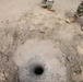 Engineers detonate confidence, shape and crater charges.