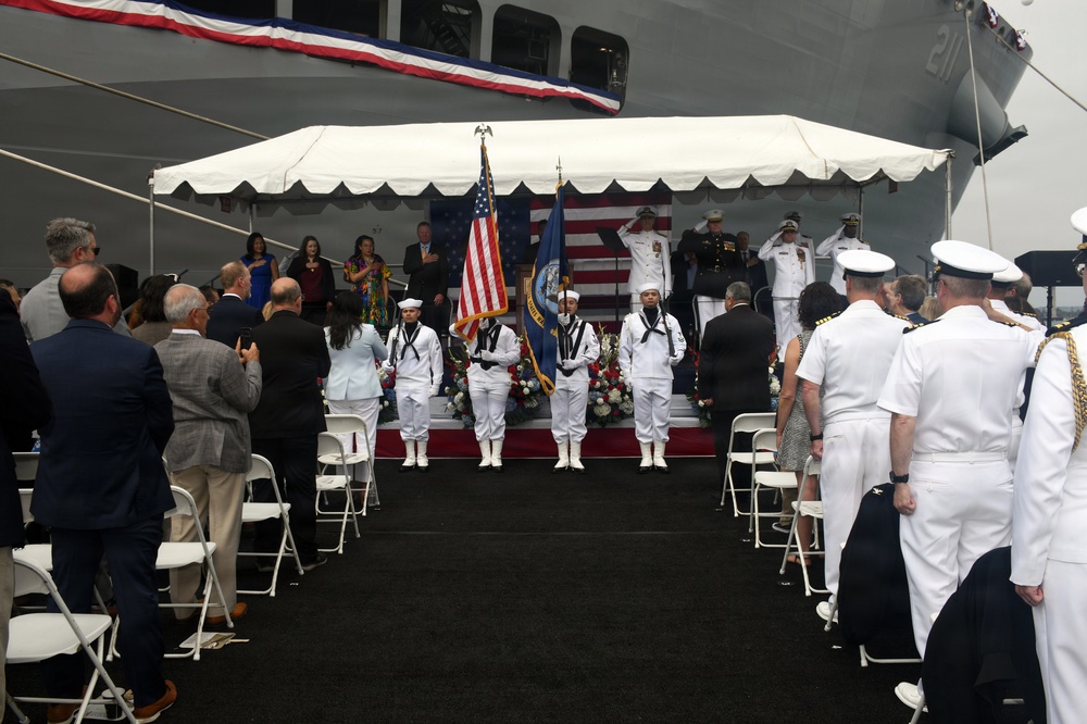 MSC’s Newest Fleet Replenishment Oiler USNS Thurgood Marshall Christened in San Diego