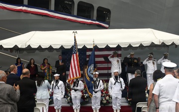 MSC’s Newest Fleet Replenishment Oiler USNS Thurgood Marshall Christened in San Diego
