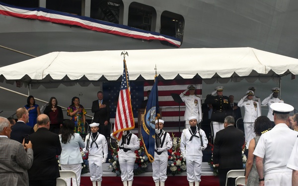 MSC’s Newest Fleet Replenishment Oiler USNS Thurgood Marshall Christened in San Diego