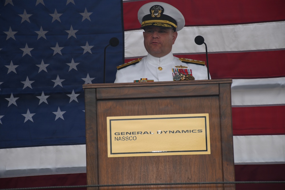 MSC’s Newest Fleet Replenishment Oiler USNS Thurgood Marshall Christened in San Diego