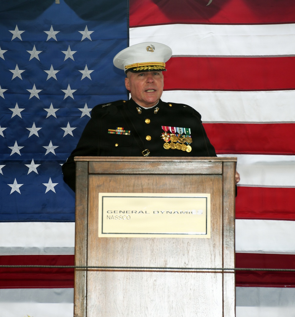 MSC’s Newest Fleet Replenishment Oiler USNS Thurgood Marshall Christened in San Diego