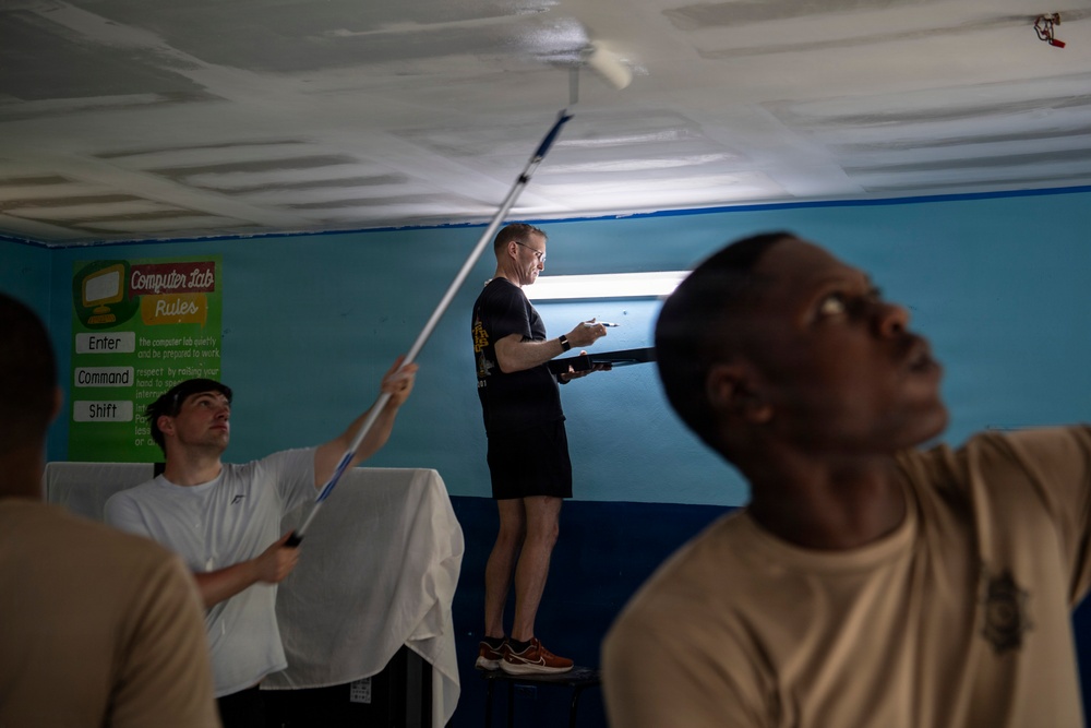 USS Nimitz Conducts Community Relation Events in Jamaica