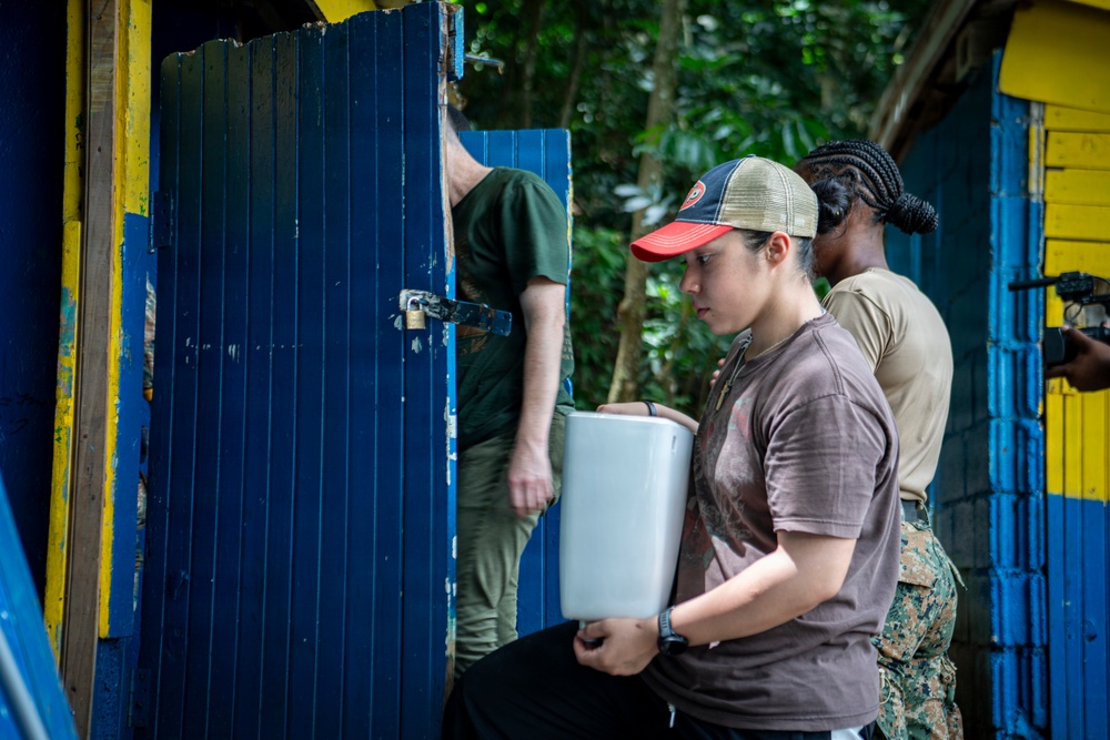 USS Nimitz Conducts Community Relation Events in Jamaica