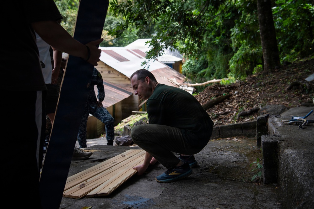 USS Nimitz Conducts Community Relation Events in Jamaica