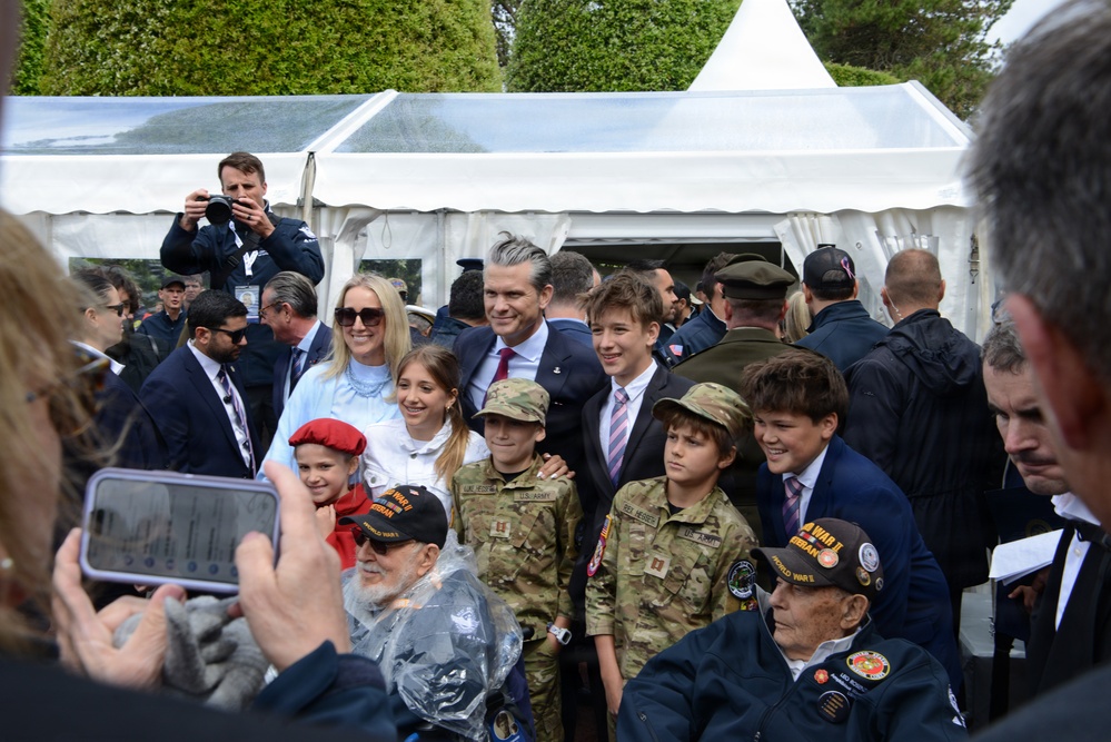 82nd Anniversary of D-Day Ceremony Honors WWII Veterans in Normandy