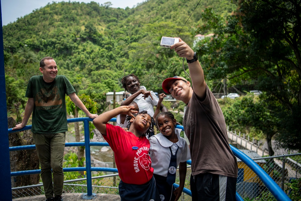 USS Nimitz Conducts Community Relation Events in Jamaica