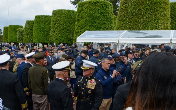 82nd Anniversary of D-Day Ceremony Honors WWII Veterans in Normandy