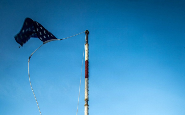 USS Gridley Pulls out of Puerto Rico