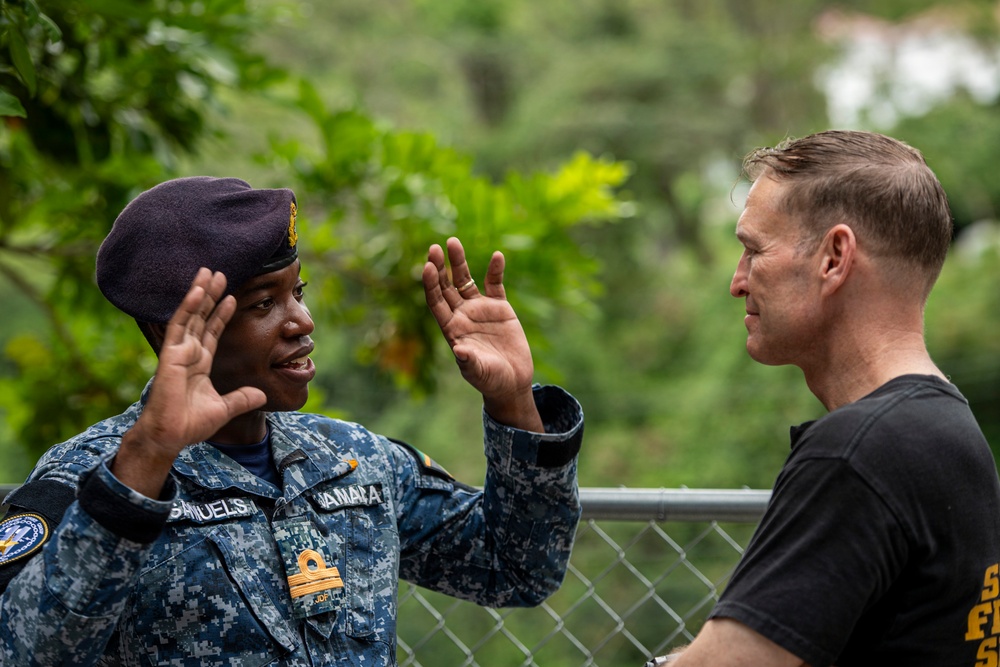 USS Nimitz Conducts Community Relation Events in Jamaica