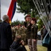 Paratroopers participate in tribute at Place Toccoa, Normandy 82