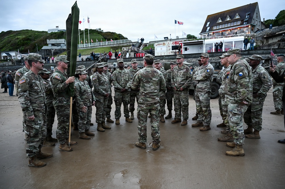29th ID honors Bedford Boys in Omaha Beach Ceremony