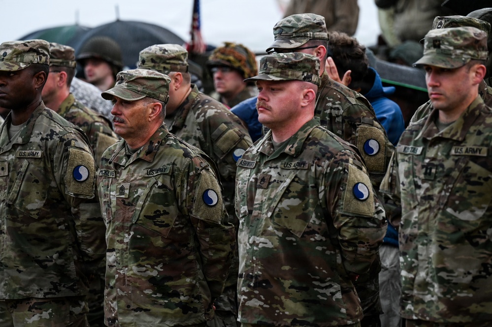 29th ID honors Bedford Boys in Omaha Beach Ceremony