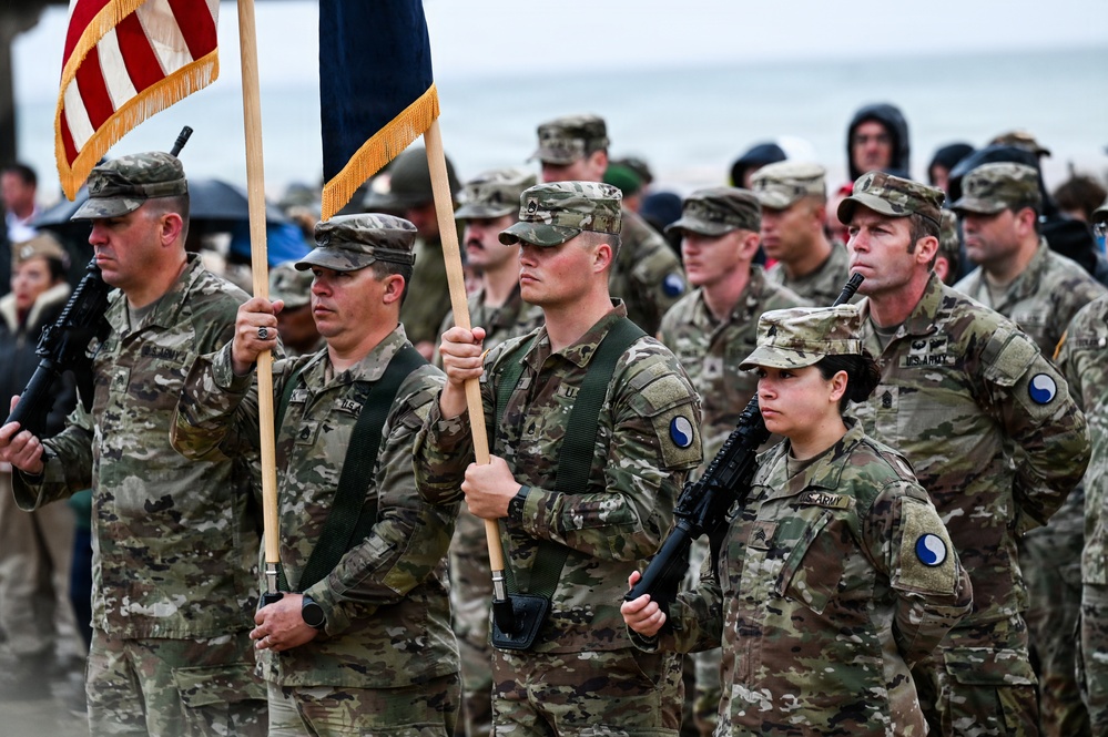 29th ID honors Bedford Boys in Omaha Beach Ceremony