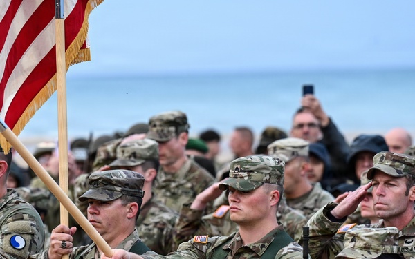 29th ID honors Bedford Boys in Omaha Beach Ceremony