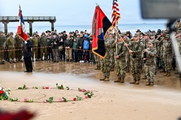 29th ID honors Bedford Boys in Omaha Beach Ceremony