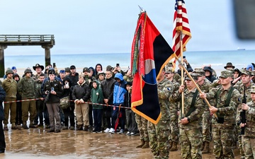 29th ID honors Bedford Boys in Omaha Beach Ceremony
