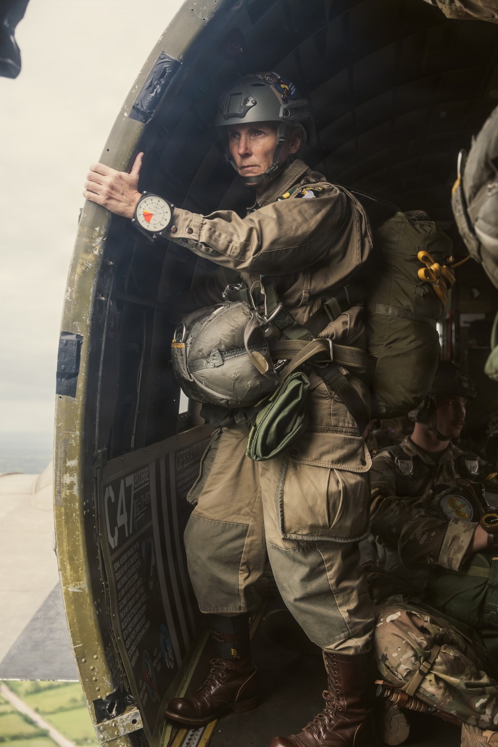82nd Airborne Veteran jumps with Liberty Jump Team during D-Day 82