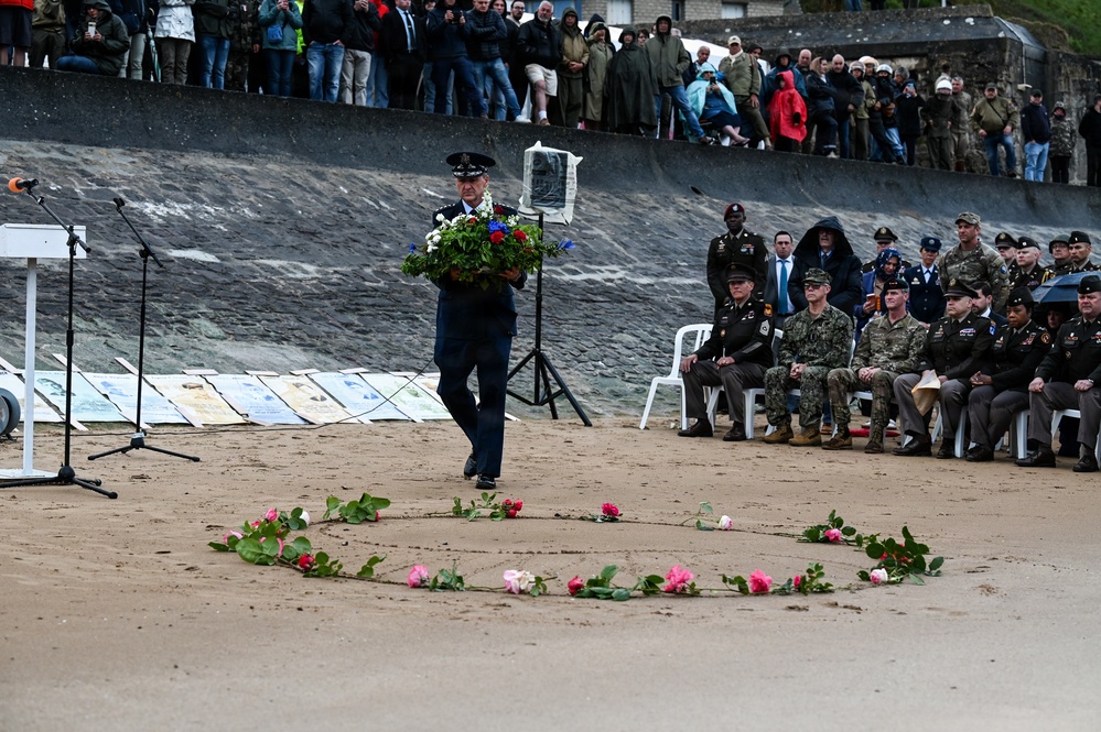 29th ID honors Bedford Boys in Omaha Beach Ceremony