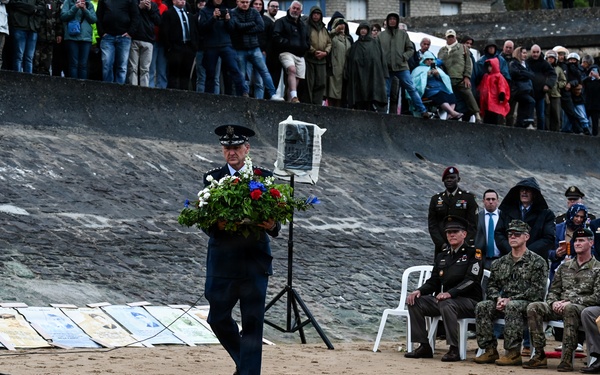29th ID honors Bedford Boys in Omaha Beach Ceremony