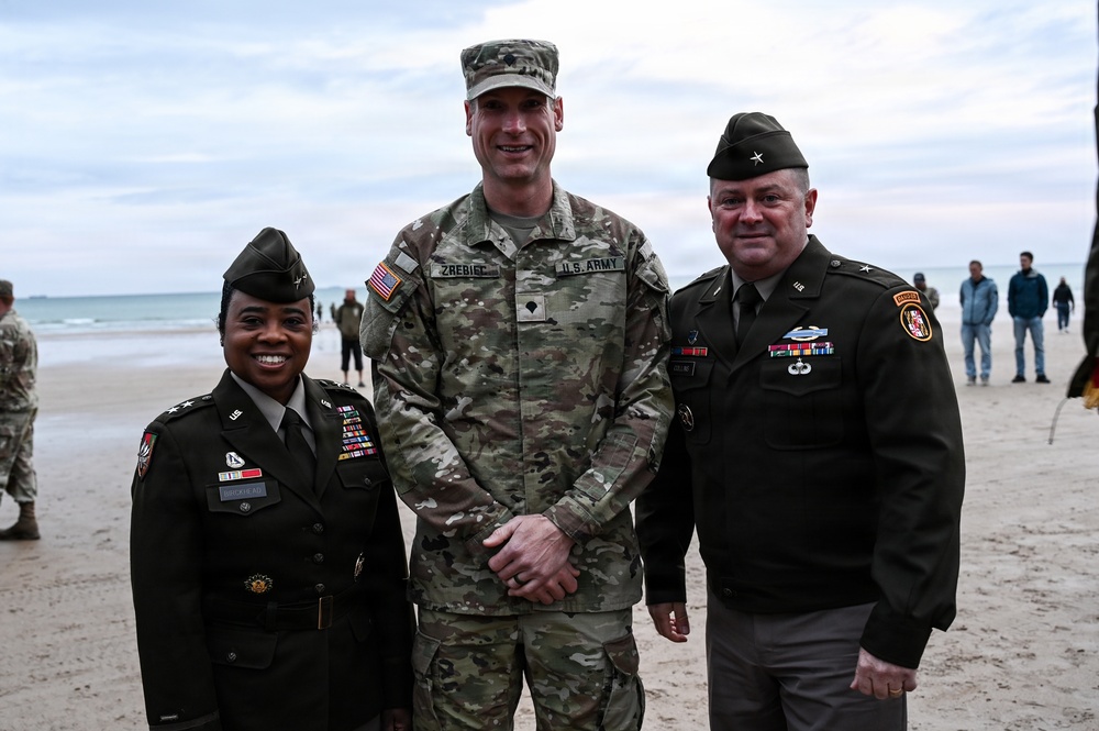 29th ID honors Bedford Boys in Omaha Beach Ceremony