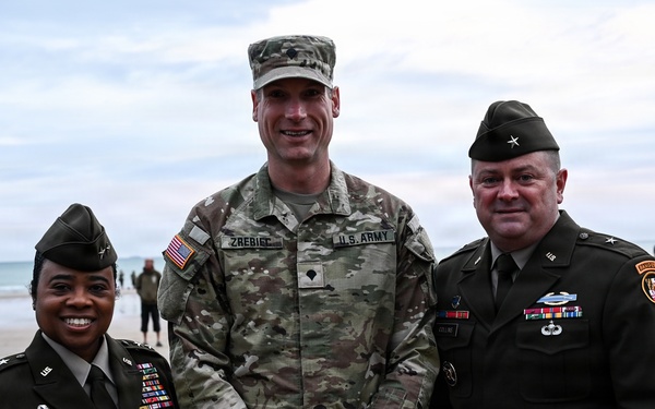 29th ID honors Bedford Boys in Omaha Beach Ceremony