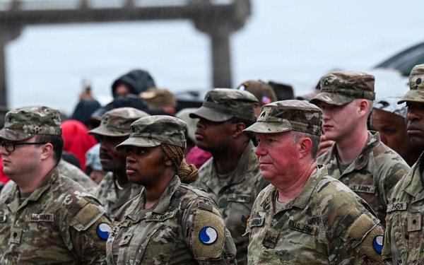 29th ID honors Bedford Boys in Omaha Beach Ceremony