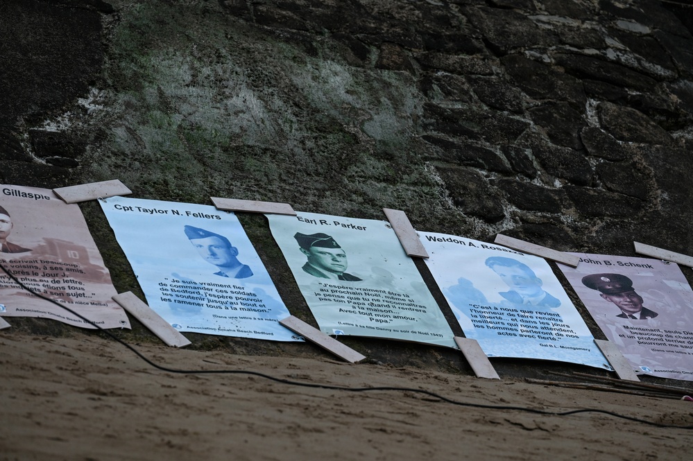 29th ID honors Bedford Boys in Omaha Beach Ceremony