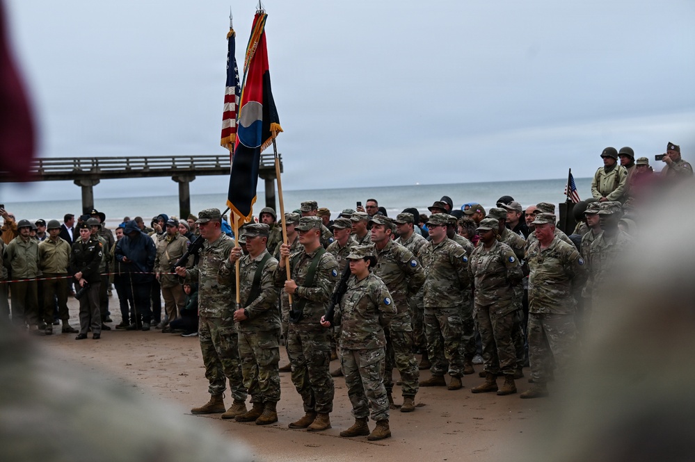 29th ID honors Bedford Boys in Omaha Beach Ceremony