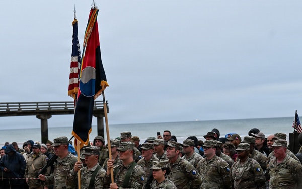 29th ID honors Bedford Boys in Omaha Beach Ceremony